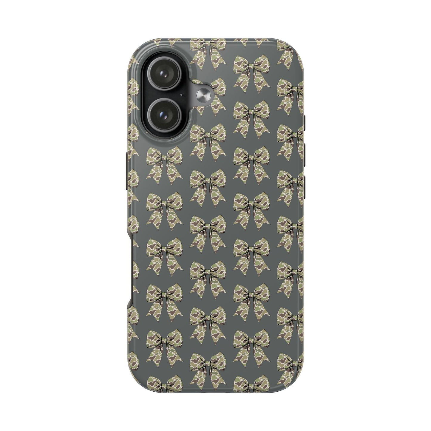 Vintage Camouflage Bow Phone Case