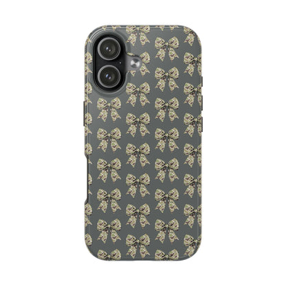 Vintage Camouflage Bow Phone Case