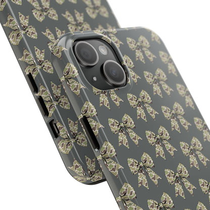 Vintage Camouflage Bow Phone Case