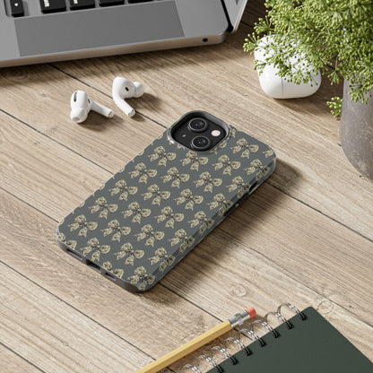 Vintage Camouflage Bow Phone Case