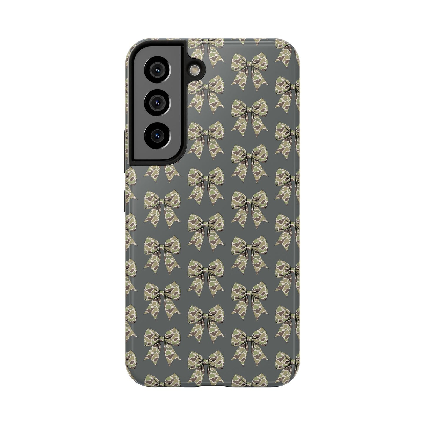 Vintage Camouflage Bow Phone Case