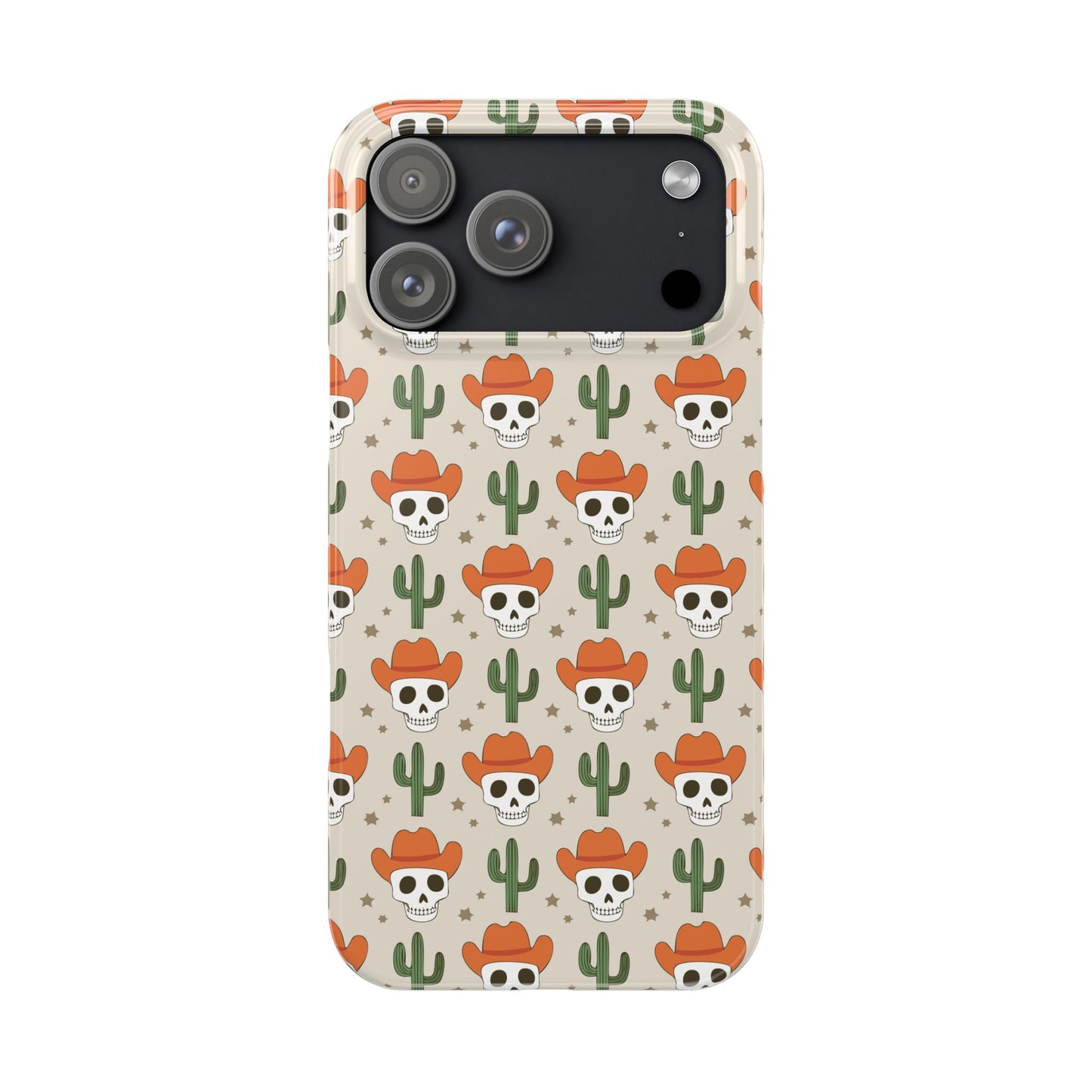 Retro Western Skeleton iPhone Case