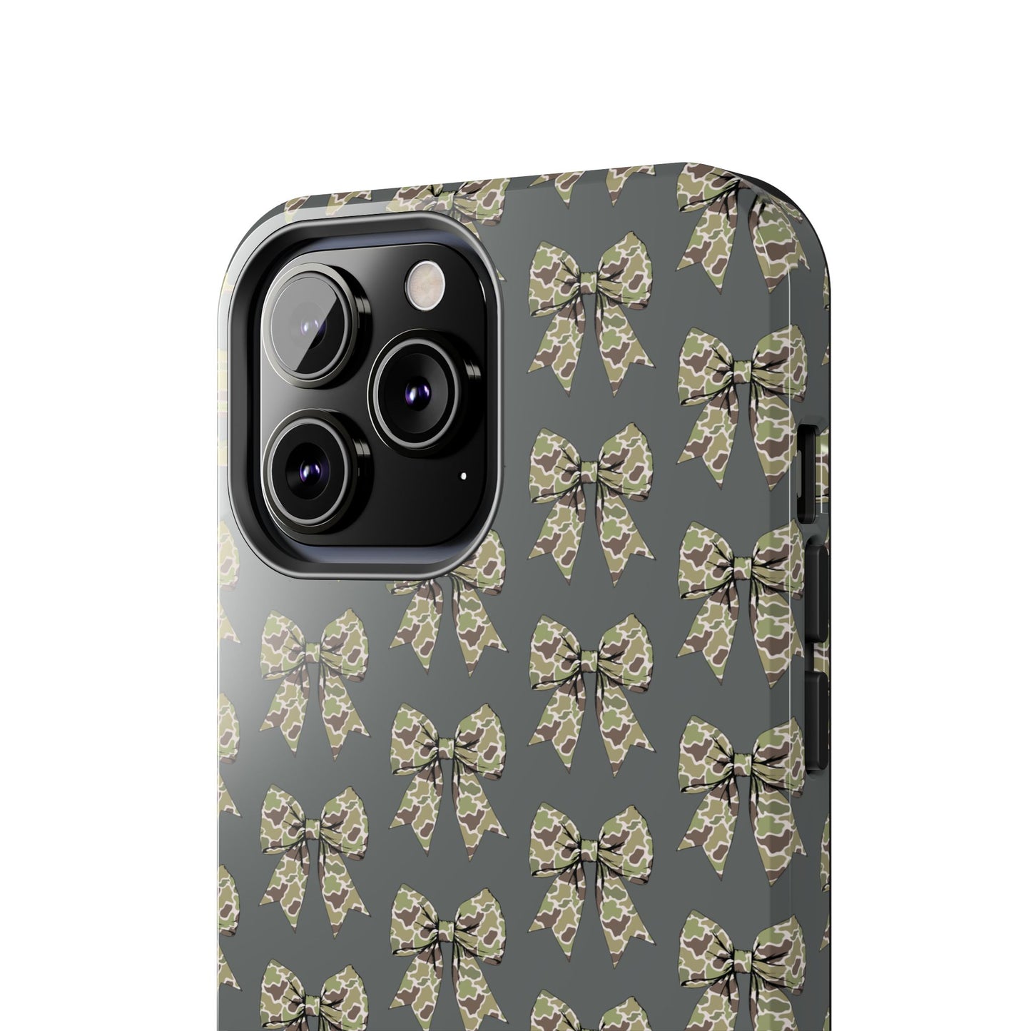 Vintage Camouflage Bow Phone Case