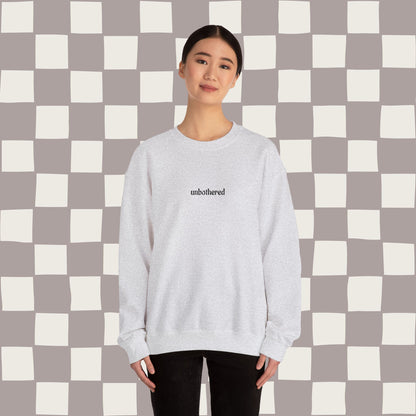 unbothered, embroidered