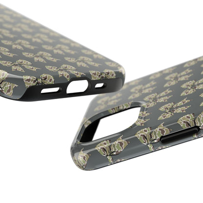 Vintage Camouflage Bow Phone Case