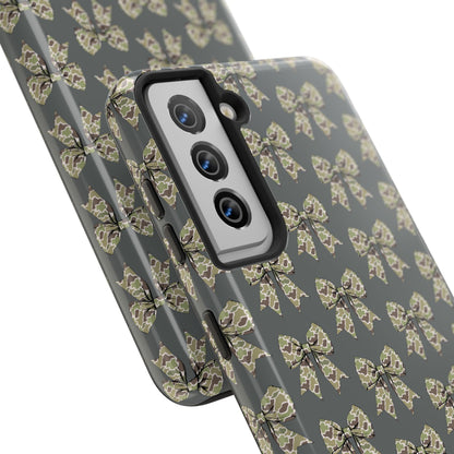 Vintage Camouflage Bow Phone Case