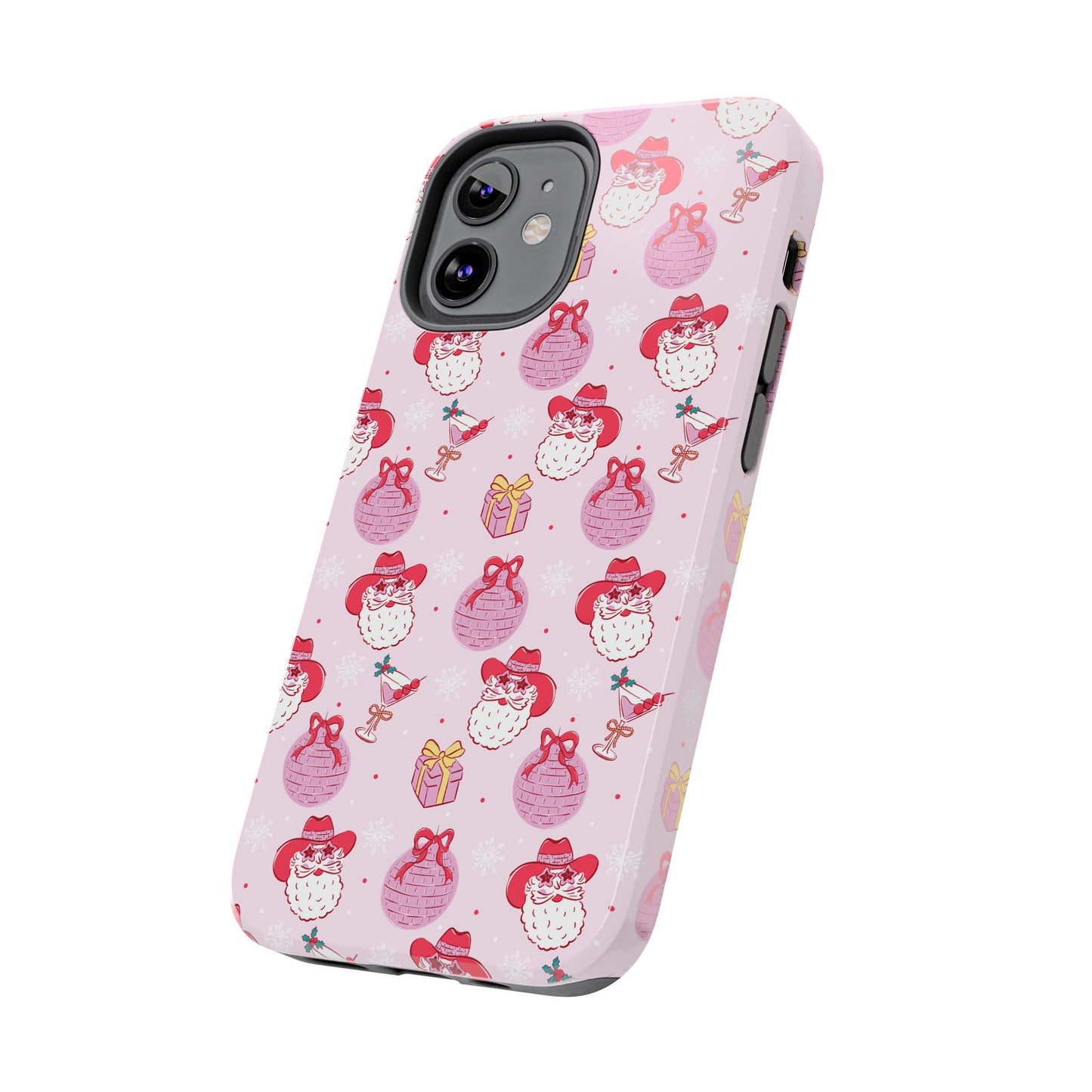 Preppy Pink Santa Phone Case