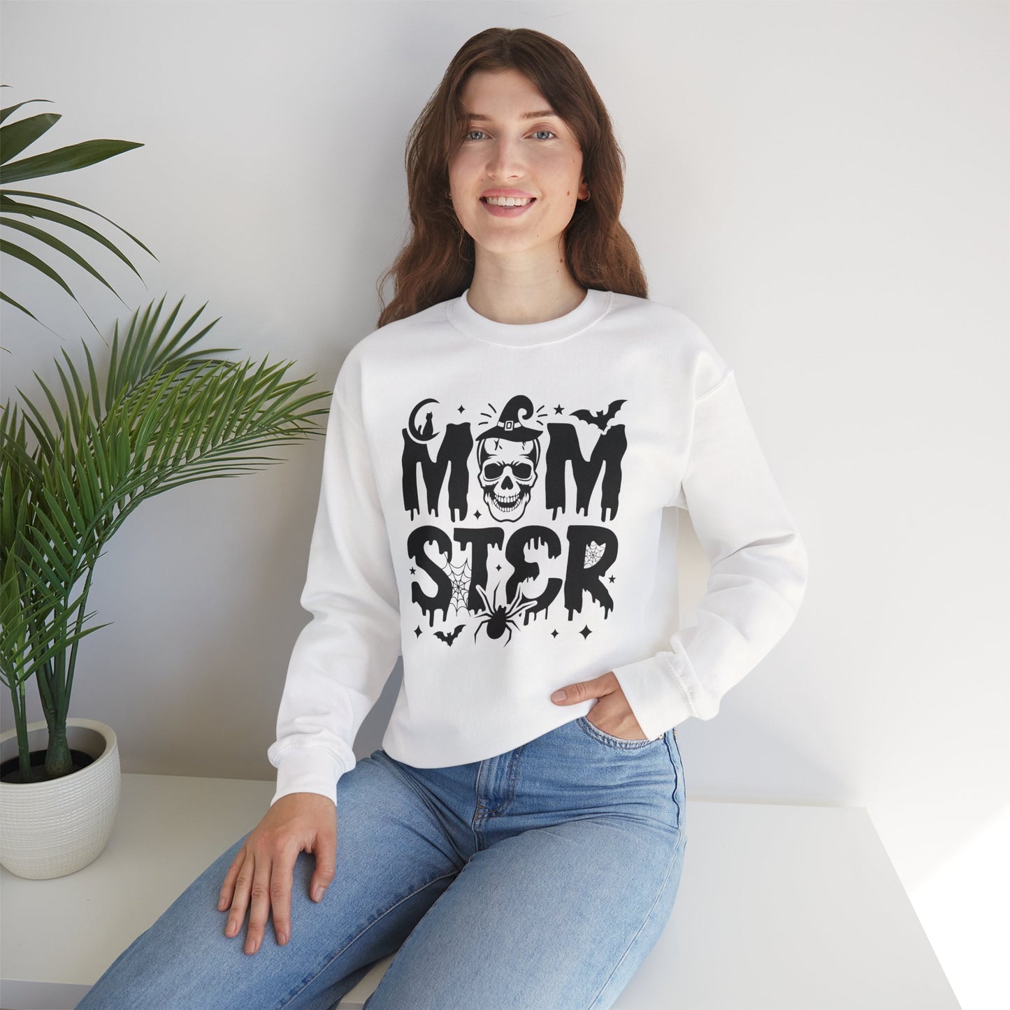 Momster Sweatshirt – Cozy, Cute & Spooky Mama Vibes