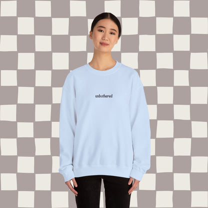 unbothered, embroidered
