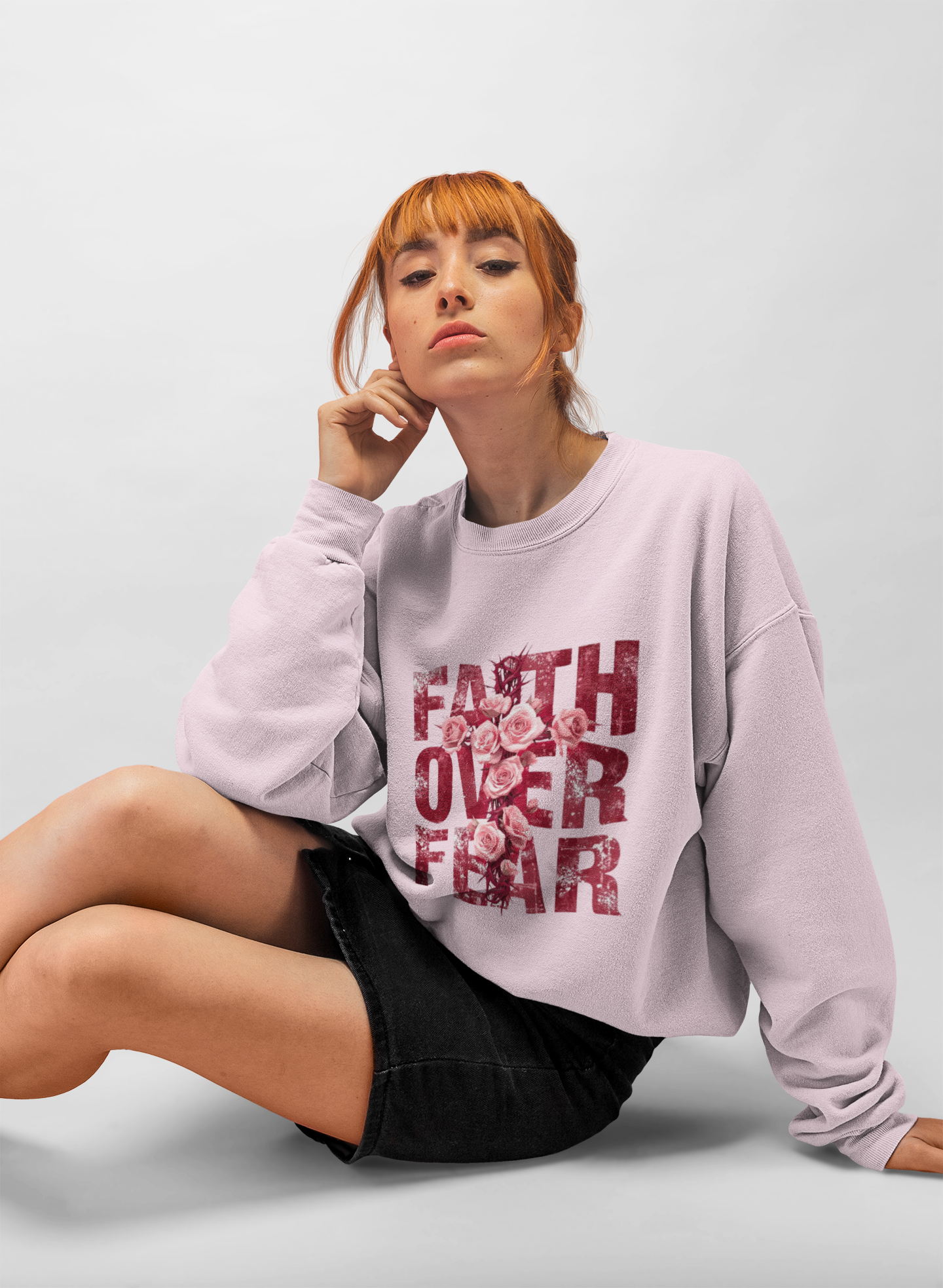 faith over fear sweatshirt