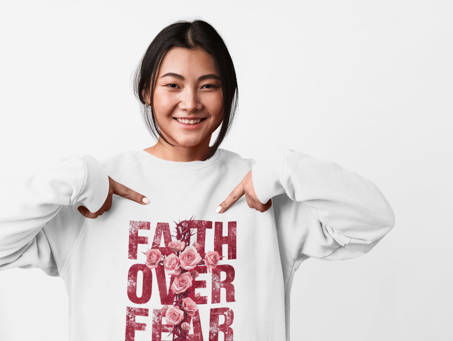 faith over fear sweatshirt