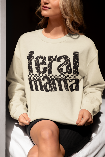 feral mama sweatshirt ⚡🦇