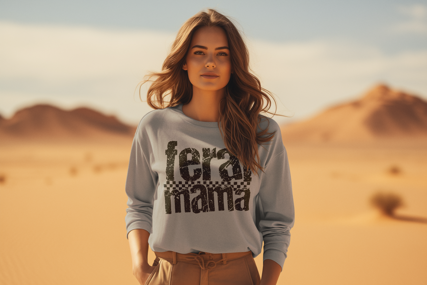 feral mama sweatshirt ⚡🦇