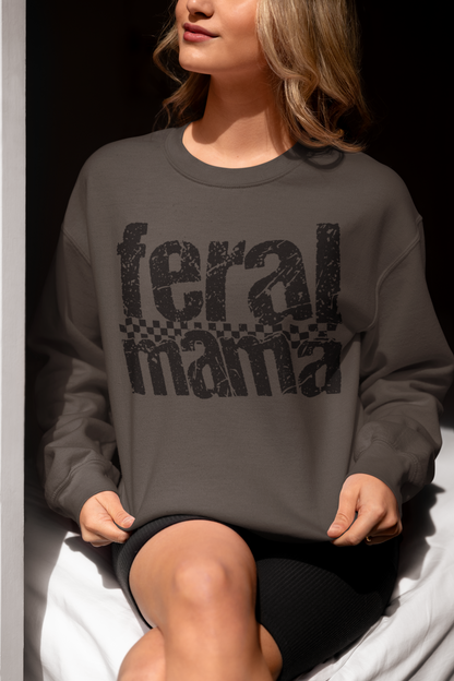 feral mama sweatshirt ⚡🦇