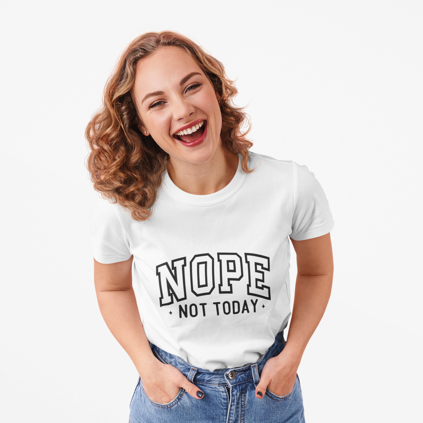Nope. Not. Today. Tee. ⚡