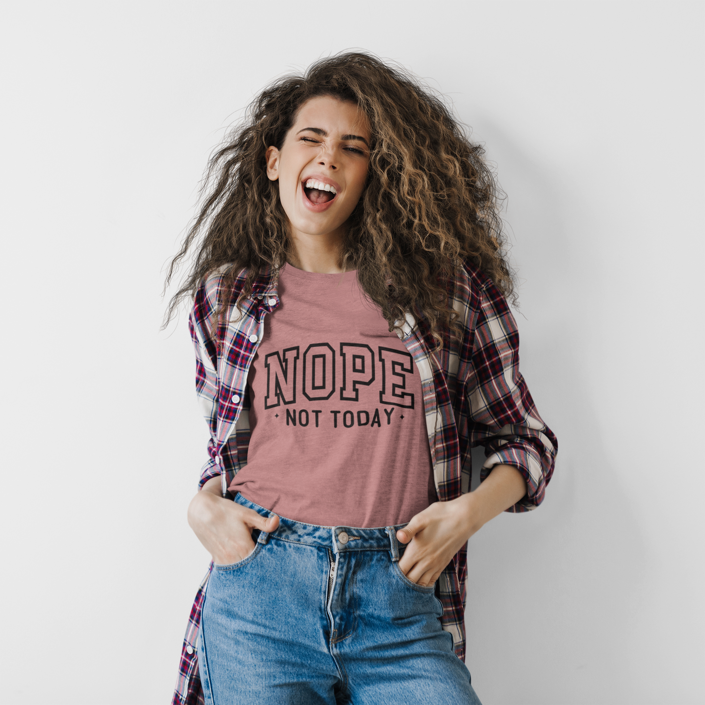 Nope. Not. Today. Tee. ⚡