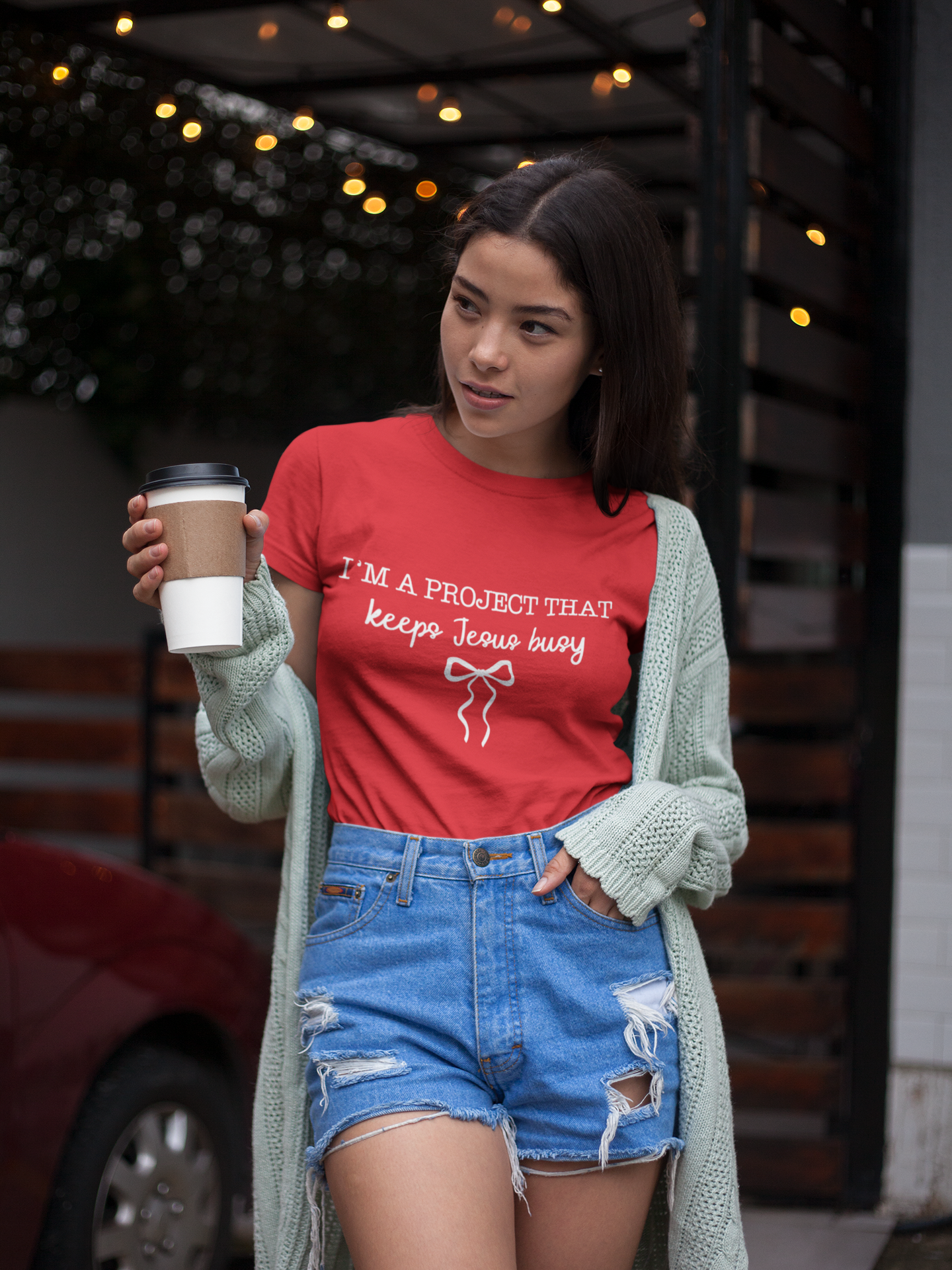 Keeping Jesus Busy Tee