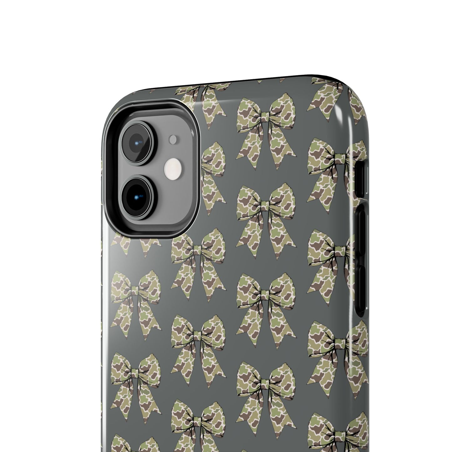 Vintage Camouflage Bow Phone Case