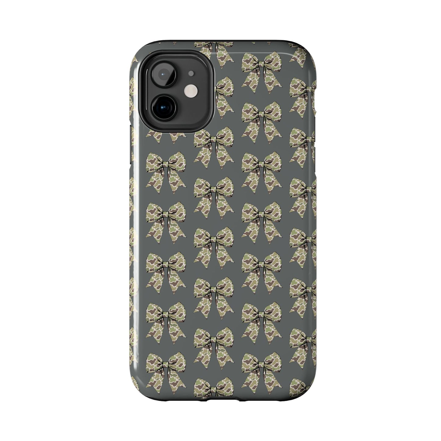 Vintage Camouflage Bow Phone Case
