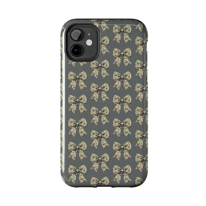 Vintage Camouflage Bow Phone Case