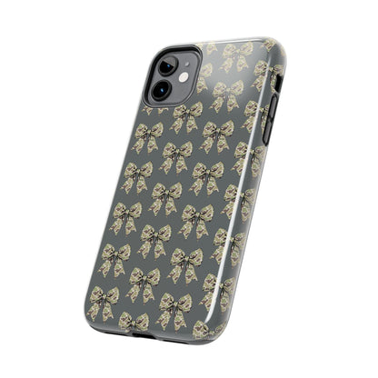 Vintage Camouflage Bow Phone Case