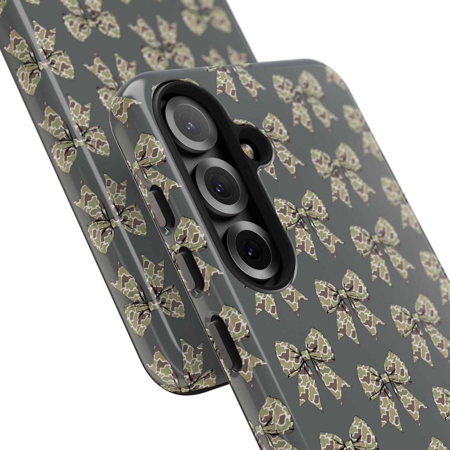Vintage Camouflage Bow Phone Case