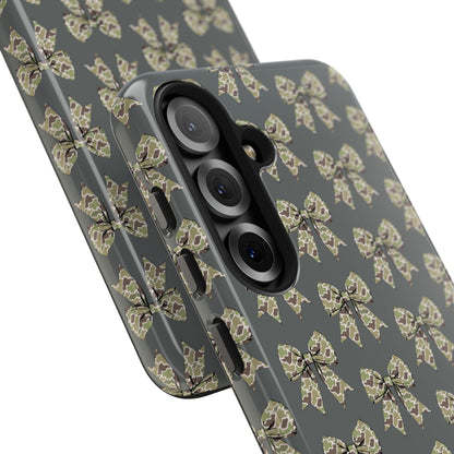 Vintage Camouflage Bow Phone Case