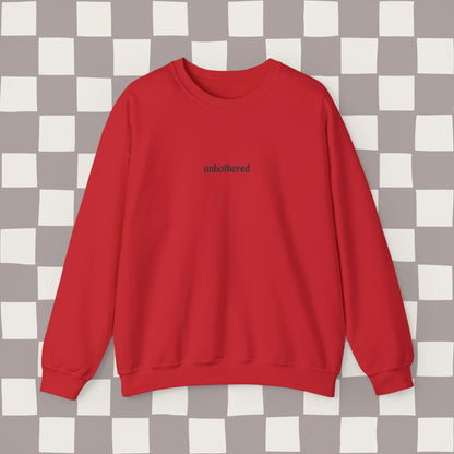unbothered, embroidered