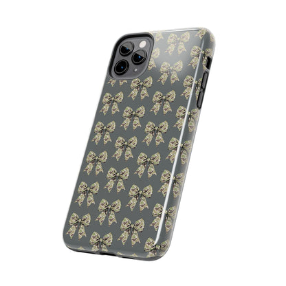 Vintage Camouflage Bow Phone Case
