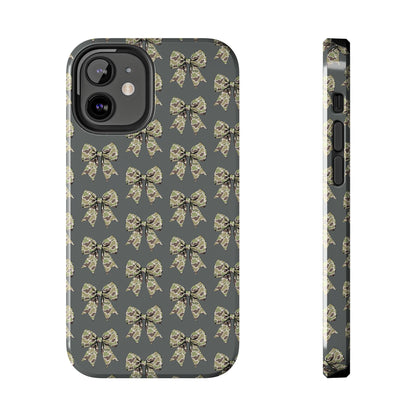 Vintage Camouflage Bow Phone Case