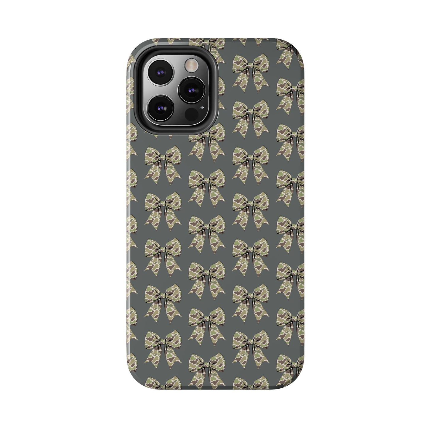 Vintage Camouflage Bow Phone Case
