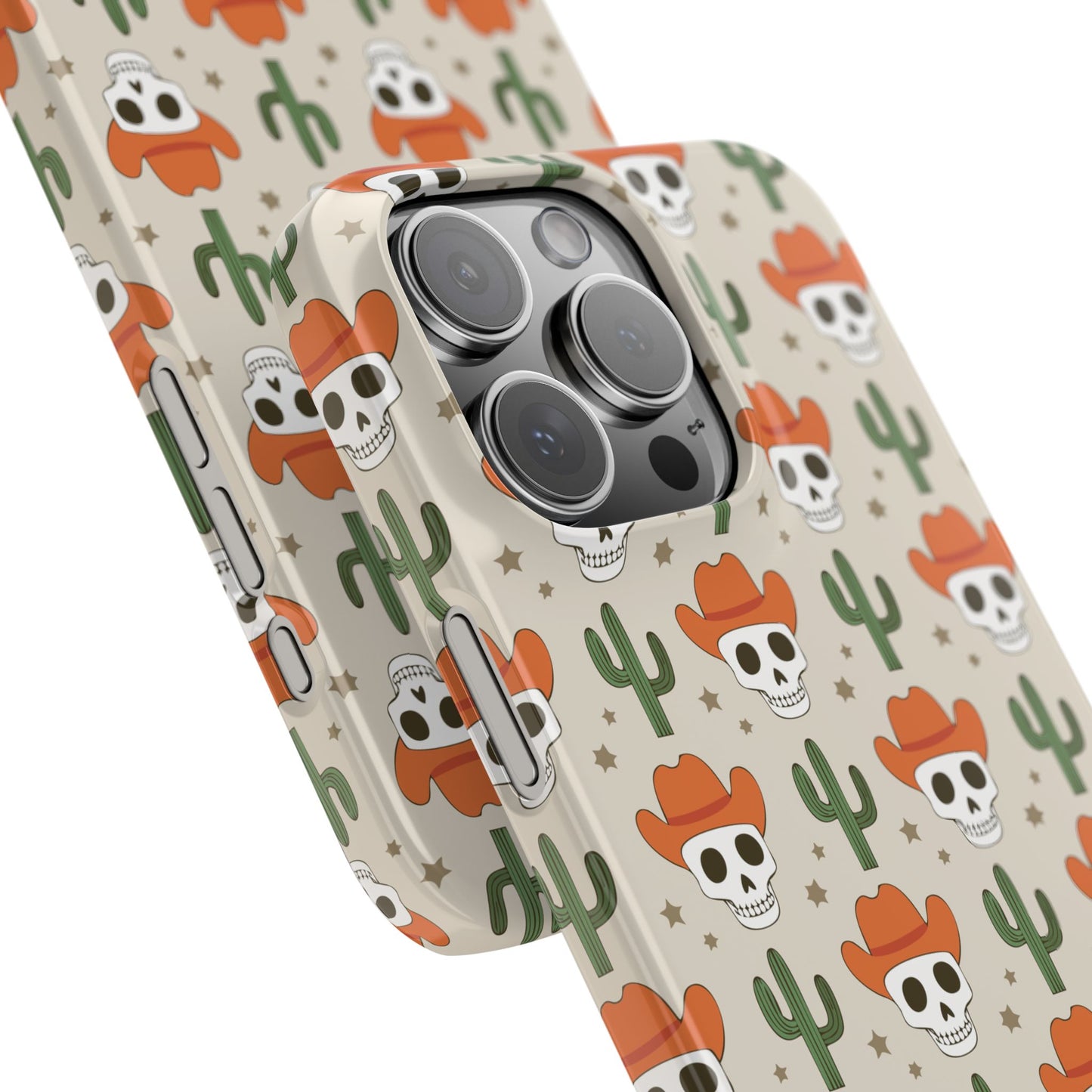 Retro Western Skeleton iPhone Case