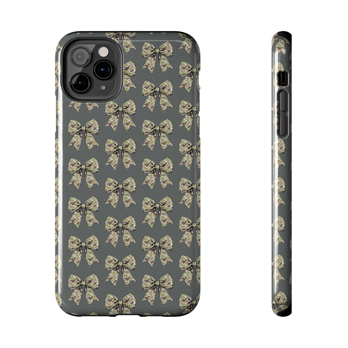 Vintage Camouflage Bow Phone Case