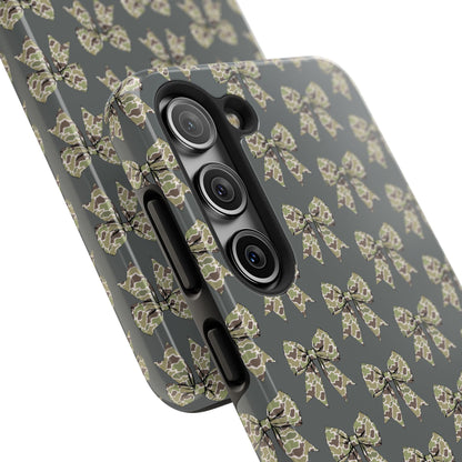 Vintage Camouflage Bow Phone Case