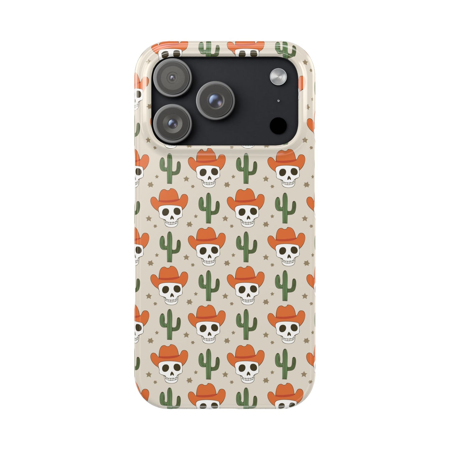 Retro Western Skeleton iPhone Case