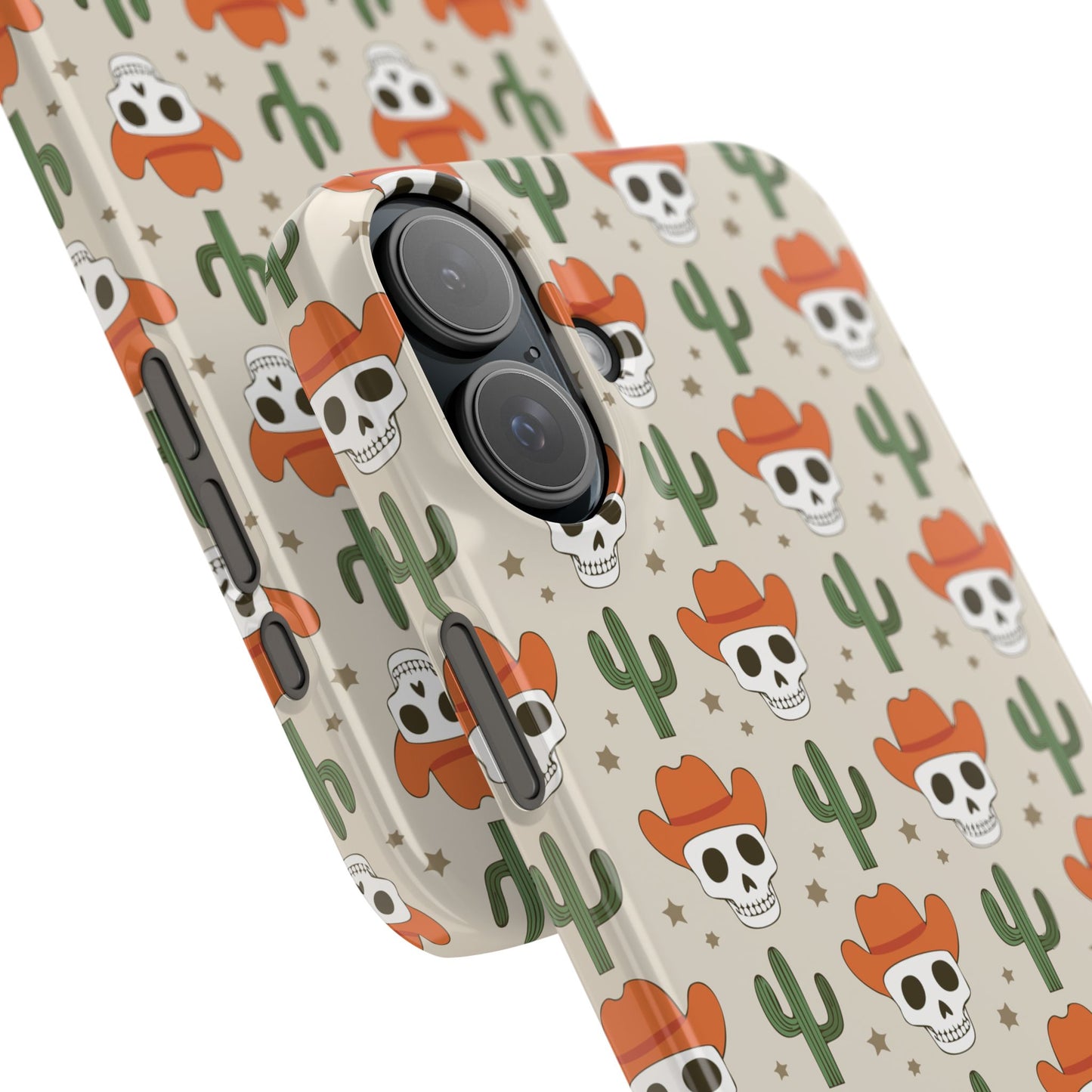 Retro Western Skeleton iPhone Case