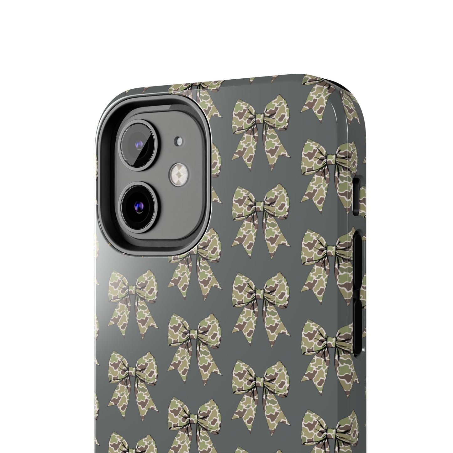 Vintage Camouflage Bow Phone Case