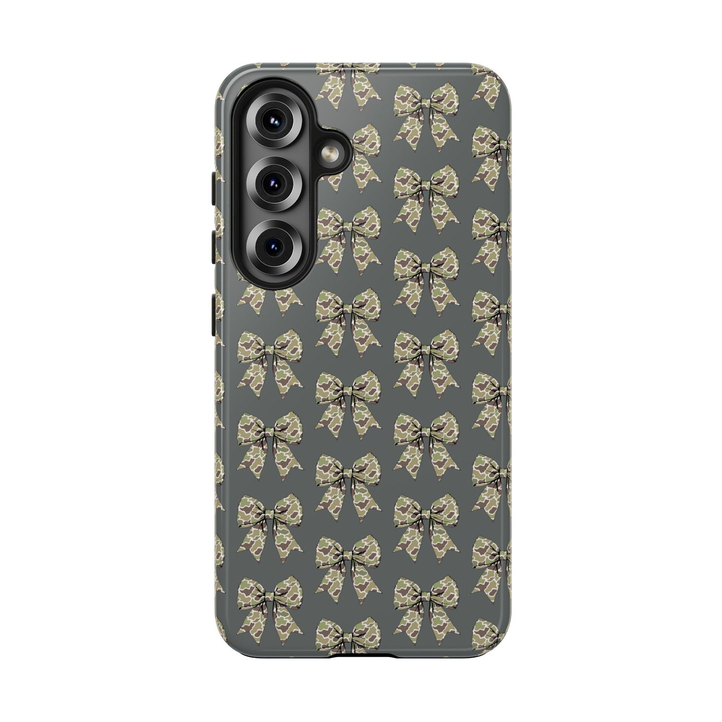 Vintage Camouflage Bow Phone Case