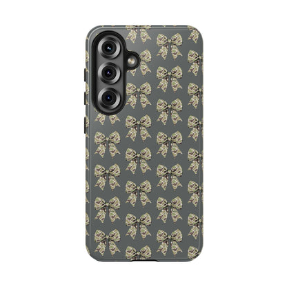 Vintage Camouflage Bow Phone Case