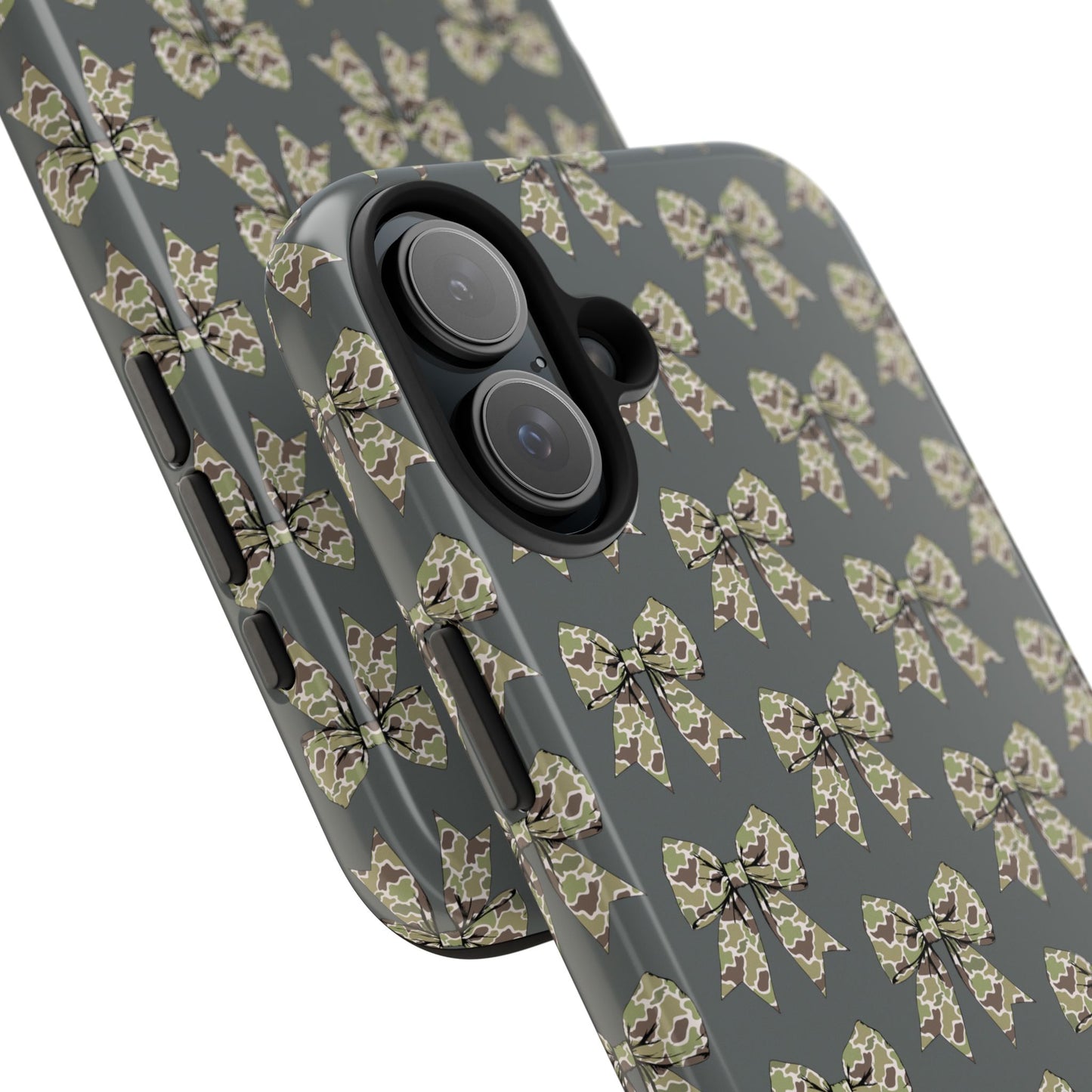 Vintage Camouflage Bow Phone Case