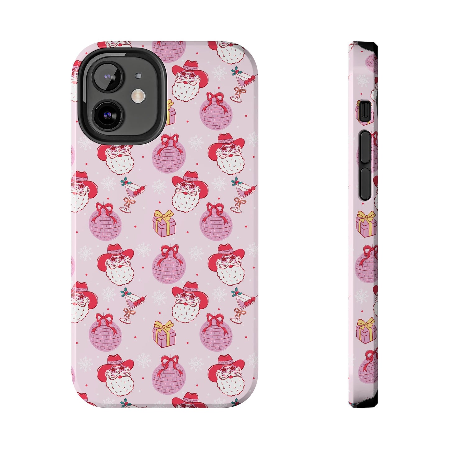 Preppy Pink Santa Phone Case