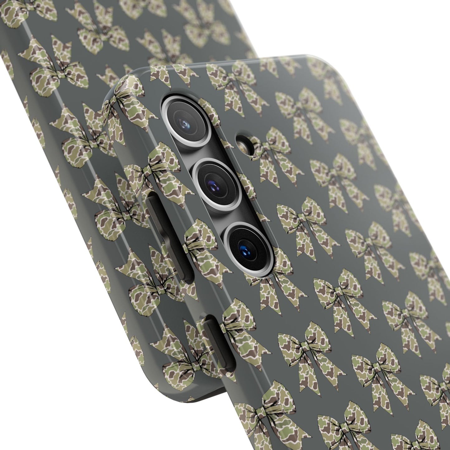 Vintage Camouflage Bow Phone Case