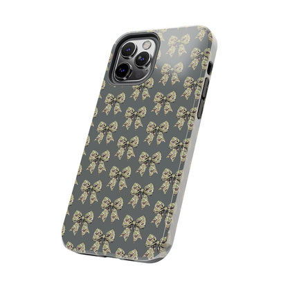 Vintage Camouflage Bow Phone Case