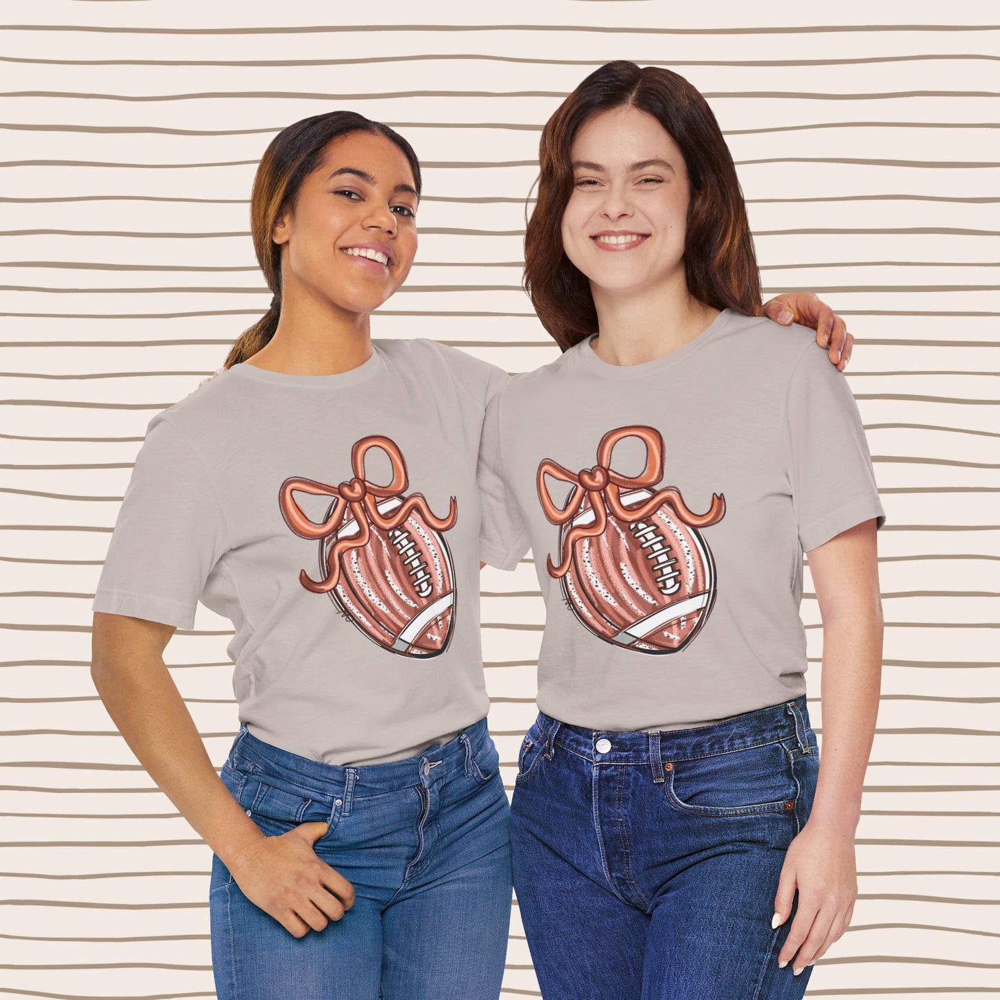 Football Brushstroke Chic