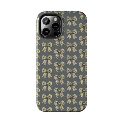 Vintage Camouflage Bow Phone Case