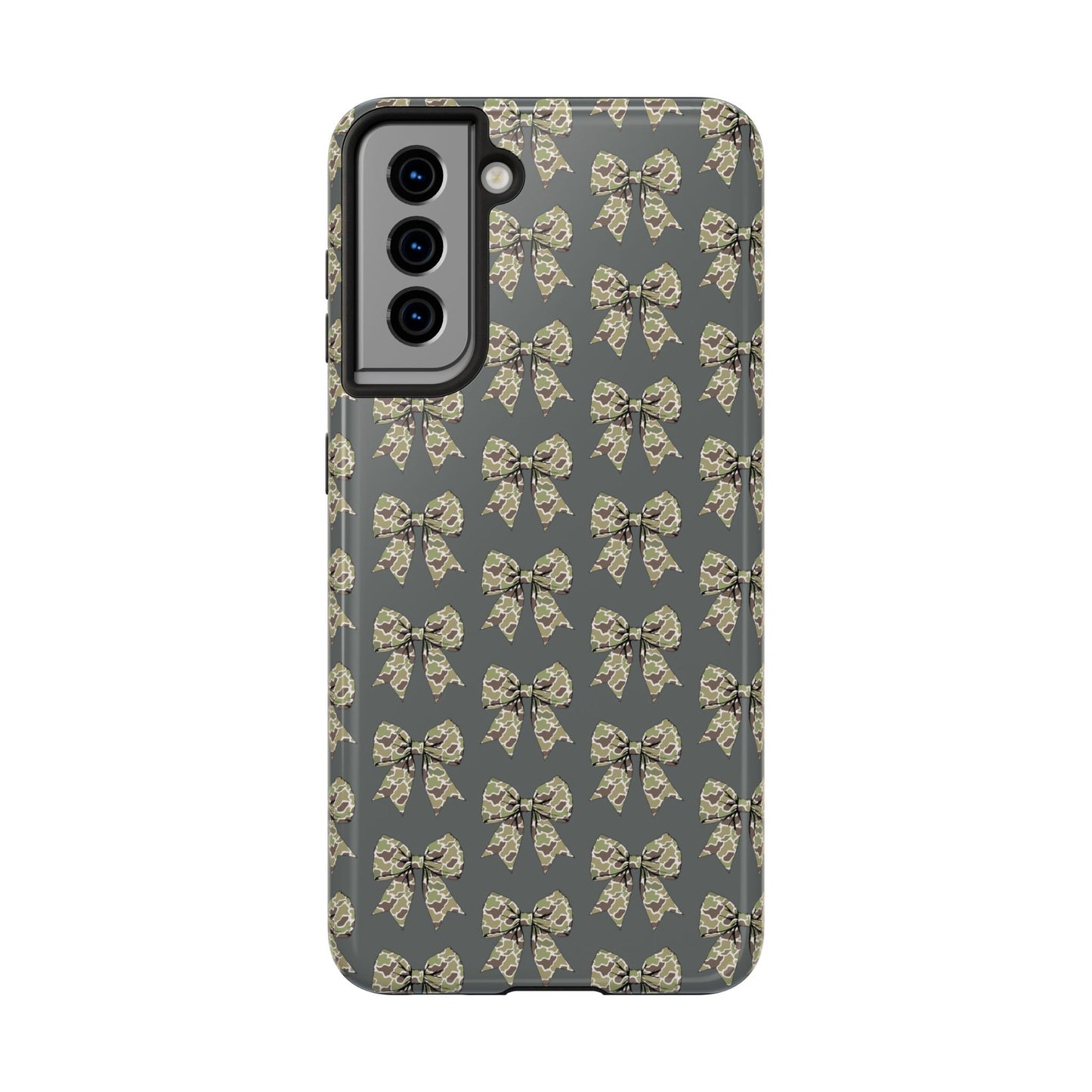 Vintage Camouflage Bow Phone Case