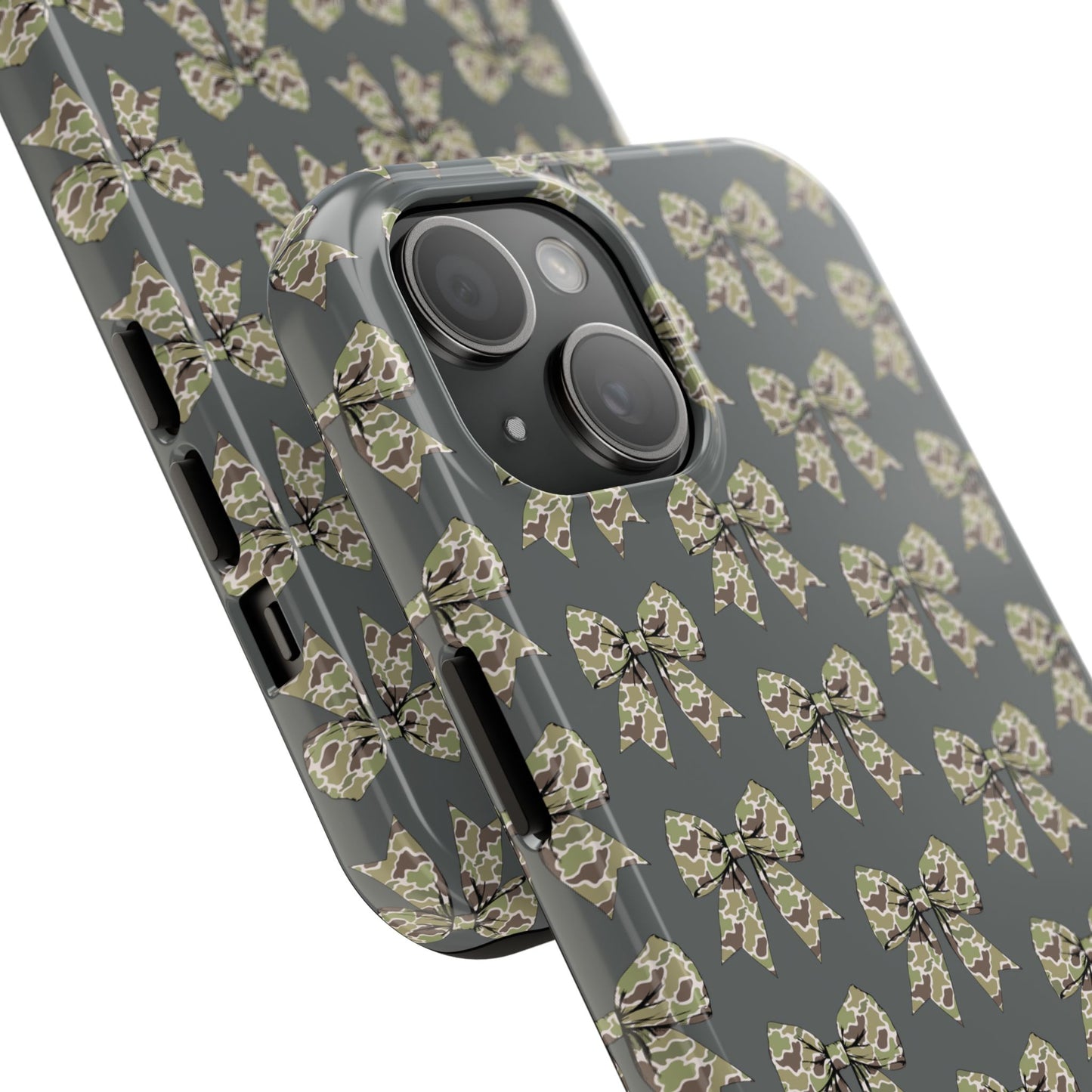 Vintage Camouflage Bow Phone Case