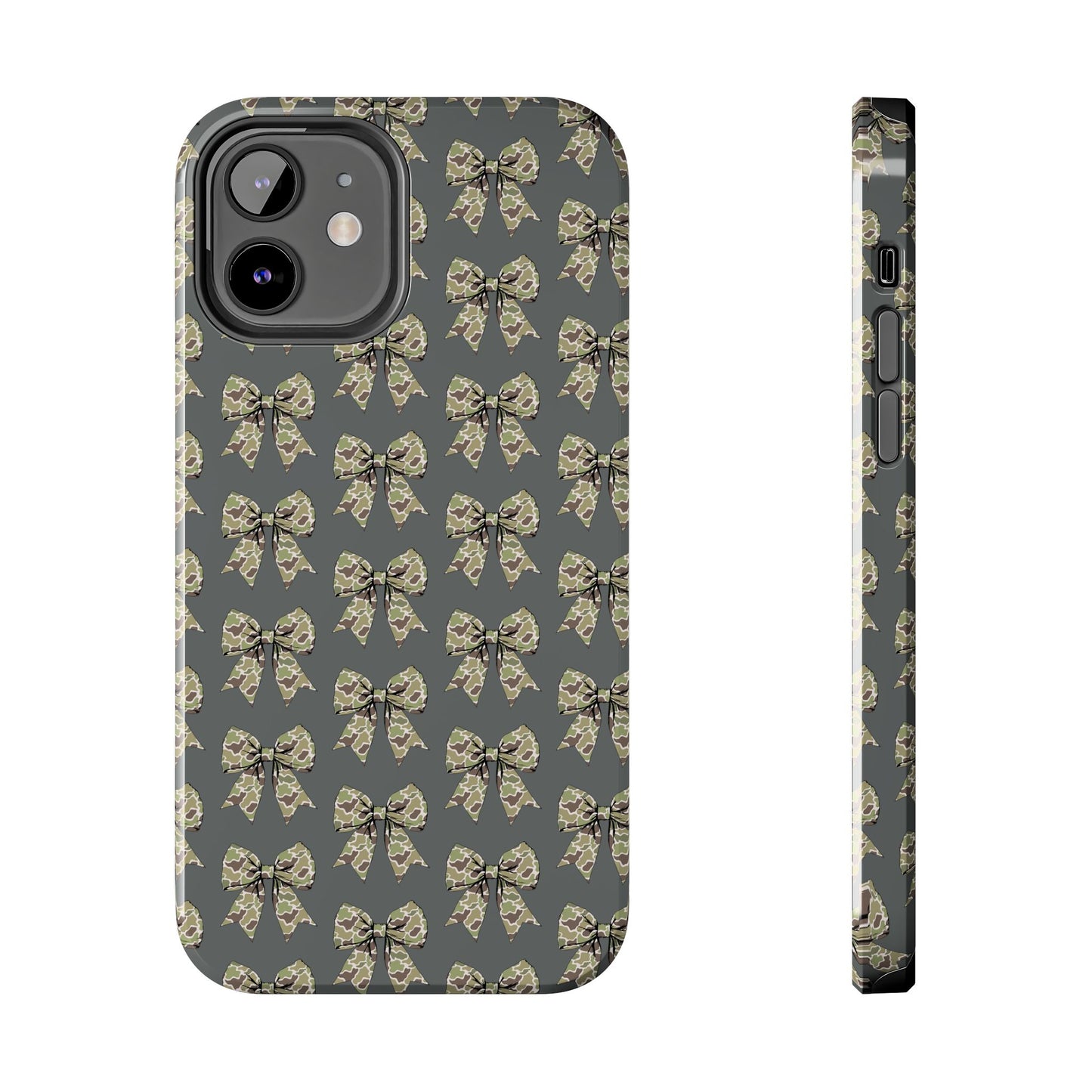 Vintage Camouflage Bow Phone Case
