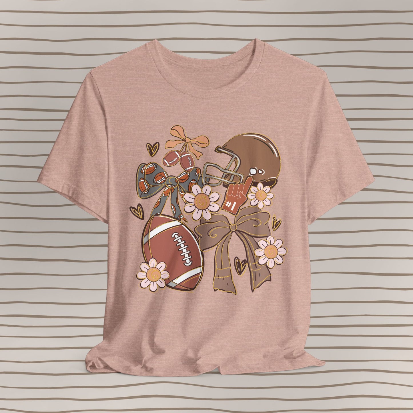 Flower football and bows