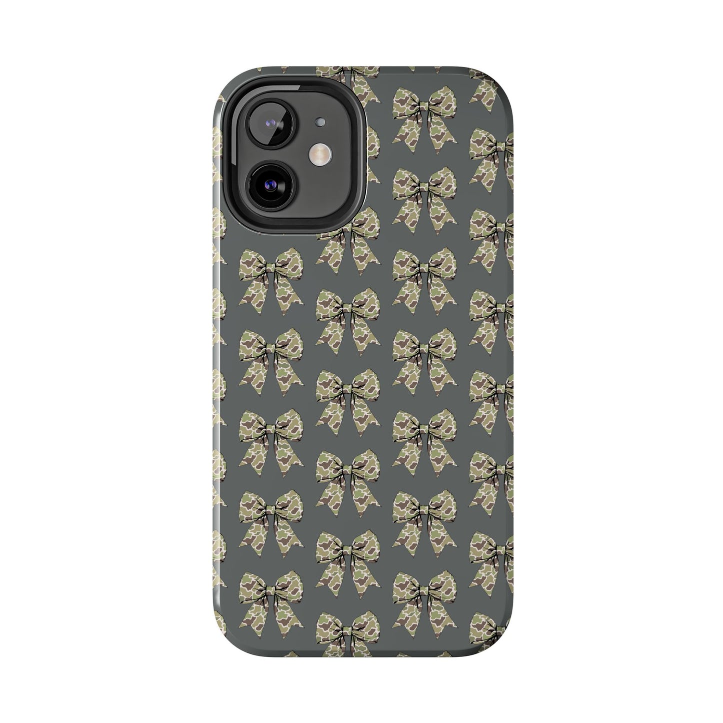 Vintage Camouflage Bow Phone Case